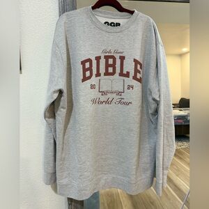 Girls Gone Bible Tour 2024 Merch Sweater